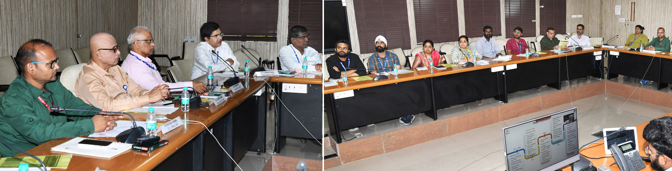 Shri Kushagra Sharma, Senior Joint Commissioner, NPMU attended the Project Management Board meeting of NHP at NRSC, Hyderabad. DD, CGM of NRSC and officers from IIRS, NESAC and ISRO also participated in this special event.